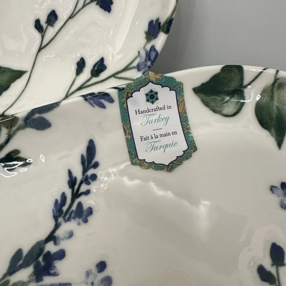 3 INTESA HOME Oval Serving Plate Wildflowers 9.5